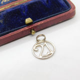 Sterling Silver 21st Birthday Charm Pendant Vintage c1970