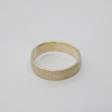 Sterling Silver Textured Band Ring Vintage c1970 Size N