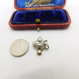 Sterling Silver Teapot Charm Pendant Vintage c1970
