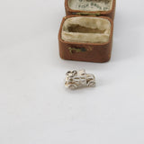 Sterling Silver Motor Car Charm Pendant Vintage c1970