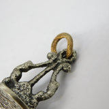 18th Century White Metal Ottoman Script Arabic Fob Seal Pendant Antique