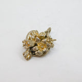 Sterling Silver Falkland Islands Souvenir Bouquet Charm Pendant Vintage c1970s