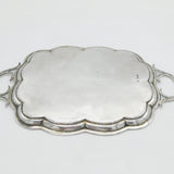 19th Century Russian .84 Silver Card or Drinks Tray Antique 1895 Moscow