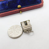 Sterling Silver Arc De Triomphe Paris Charm Pendant Vintage c1970
