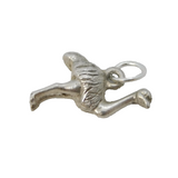Sterling Silver Ostrich Charm Pendant Vintage c1970