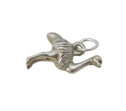 Sterling Silver Ostrich Charm Pendant Vintage c1970