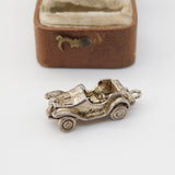 Sterling Silver Opening Motor Car Charm Pendant Vintage c1970