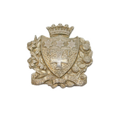 Sterling Silver Regal Crest Brooch Pin Antique 1926 Birmingham