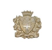 Sterling Silver Regal Crest Brooch Pin Antique 1926 Birmingham