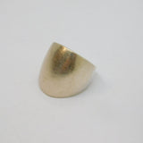 Sterling Silver Mexican Brushed Graduating Band Studio Ring Vintage c1990 Size N