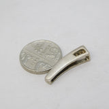 Sterling Silver Spinel Set Drop Charm Pendant Vintage c1970
