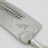 George III Sterling Silver Specialist Crested Fish Server Antique 1800 London