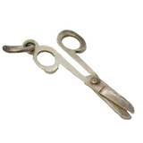 Sterling Silver Sewing Scissors Charm Pendant Vintage c1970