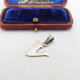 Sterling Silver Clenched Arm Charm Pendant Vintage c1970