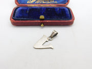 Sterling Silver Clenched Arm Charm Pendant Vintage c1970