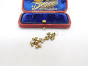 Silver Gilt Flowers Charm Pendant Vintage c1970