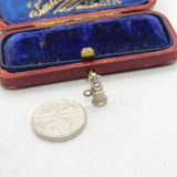 Sterling Silver Fire Hydrant Charm Pendant Vintage c1970