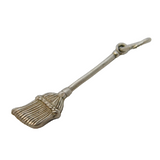 Sterling Silver Sweeping Brush Charm Pendant Vintage c1970