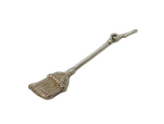 Sterling Silver Sweeping Brush Charm Pendant Vintage c1970