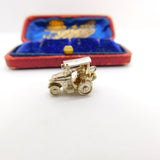 Sterling Silver Automobile Buggy Charm Pendant Vintage c1970