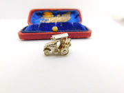 Sterling Silver Automobile Buggy Charm Pendant Vintage c1970