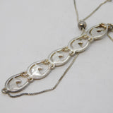 Sterling Silver Horseshoe Pattern Bracelet Vintage c1980
