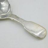 Victorian Sterling Silver Fiddle Pattern Tea Caddy Spoon Antique 1844 London