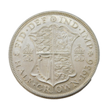 King George V .500 Silver Half Crown Coin Antique 1936 Very Fine Condition