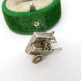 Sterling Silver Circus Travelling Salesman Charm Pendant Vintage c1970
