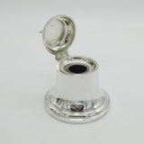 Sterling Silver Large Novelty Ships Bell Inkwell Antique 1920 Birmingham