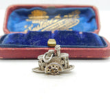 Sterling Silver Paddle Boat Charm Pendant Vintage c1970
