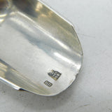 19th Century Russian Silver Niello Enamel Tea Caddy Spoon Antique 1865 Moscow