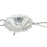 20th Century EPNS Silver Plated Tea Strainer on Legs Antique c1930s