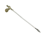 Sterling Silver Chicken Terminal Cocktail Stick Antique 1934 Birmingham