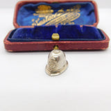 Sterling Silver British Police Mans  Charm Pendant Vintage c1970