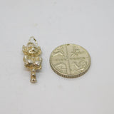 Sterling Silver Lincoln Imp Charm Pendant Vintage c1970