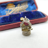 Sterling Silver Old Wishing Well Charm Pendant Vintage c1970