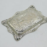 Victorian Sterling Silver Mr Punch Novelty Pin Dish Antique 1896 Birmingham
