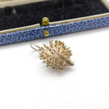 Sterling Silver Prickly Hedgehog Charm Pendant Vintage c1970