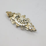 Sterling Silver Edward VII Coronation Sweetheart Brooch Antique 1901 Birmingham