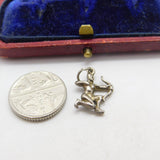 Sterling Silver Sagittarius the Archer Charm Pendant Vintage c1970