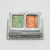Sterling Silver Victorian Style Postage Stamp Box Vintage 2000 Sheffield