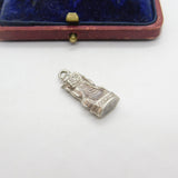 Sterling Silver Aztec Statue Charm Pendant Vintage c1970