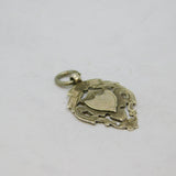 Sterling Silver Shield & Scroll Form Fob Medal Antique 1938 Birmingham