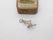 Sterling Silver Dancing Ballerina Charm Pendant Vintage c1970