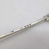 Edwardian Sterling Silver Novelty Cat Form Teaspoon Antique 1906 Birmingham