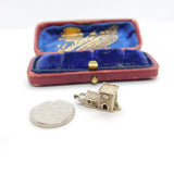 Sterling Silver Wedding in the Church Charm Pendant Vintage c1970