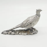 Country Artists Sterling Silver Large Pheasant Figurine Vintage 2001 Birmingham