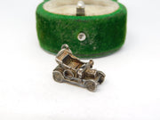 Sterling Silver Motor Car Charm Pendant Vintage c1970