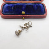 Sterling Silver Eros the Archer Statue Charm Pendant Vintage c1970